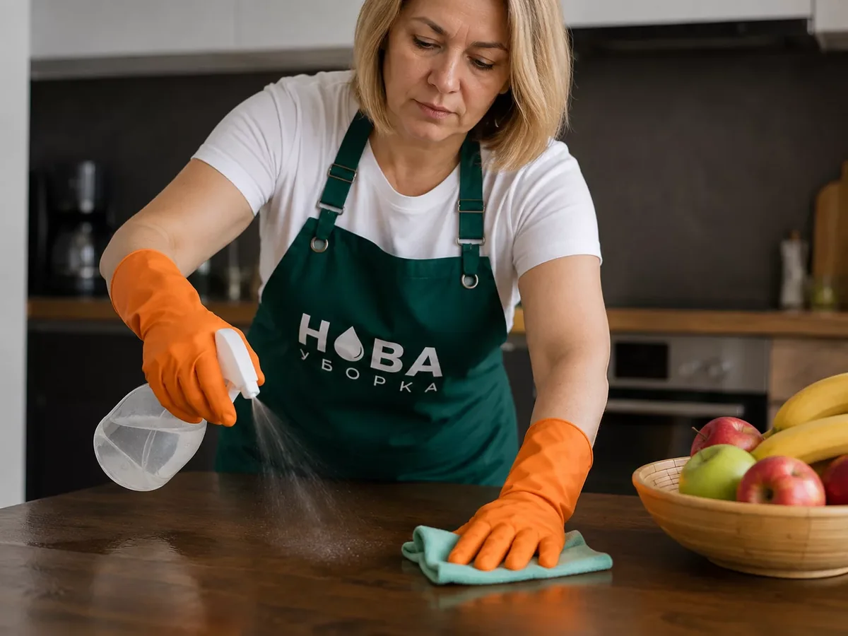 Клинер НОВА за работой — эко уборка квартир в Казани
